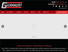 Tablet Screenshot of gexhaust.com